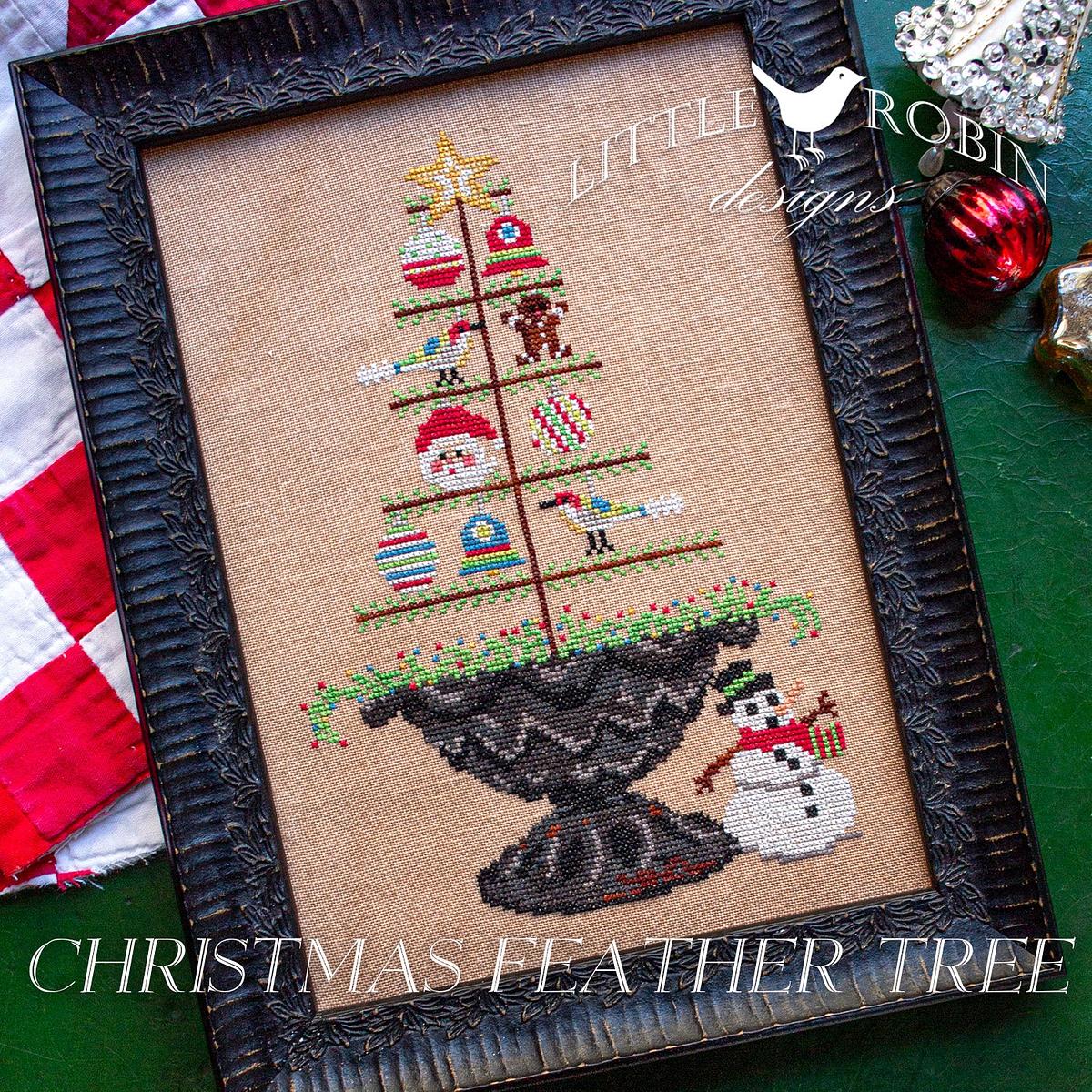 Christmas Feather Tree by Little Robin Designs Little Robin Designs
