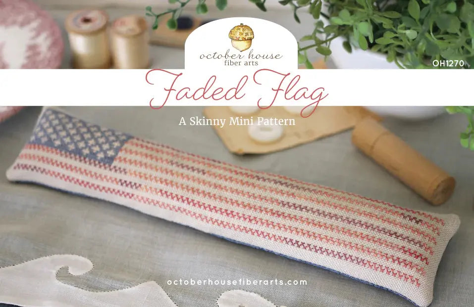 Faded Flag by October House Fiber Arts October House