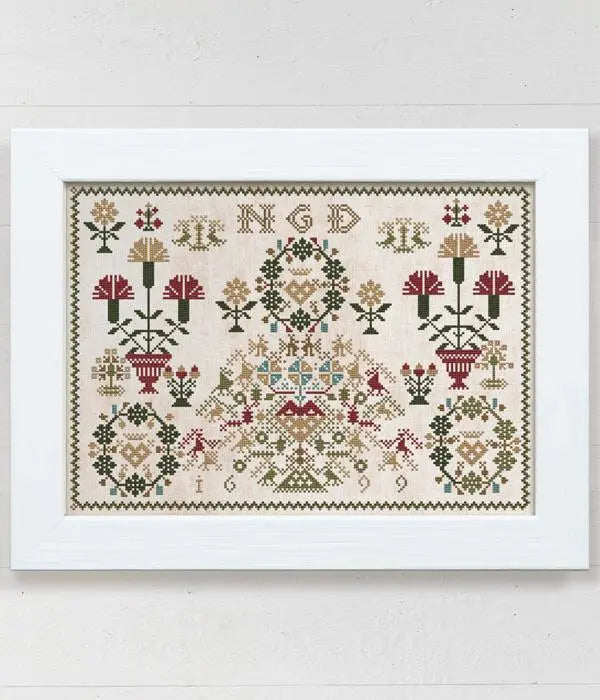 NGD 1699 Dutch Flower Sampler by Modern Folk Embroidery Modern Folk Embroidery