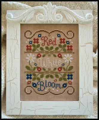 Red, White and Bloom by Country Cottage Needleworks Country Cottage Needleworks