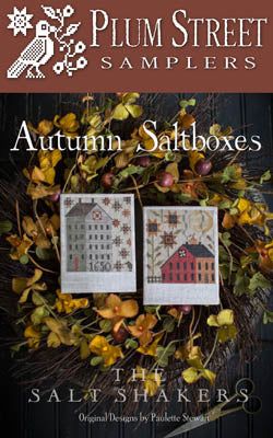 Autumn Saltboxes by Plum Street Samplers Plum Street Samplers