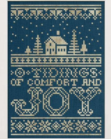 O Tidings of Comfort & Joy by Modern Folk Embroidery Modern Folk Embroidery