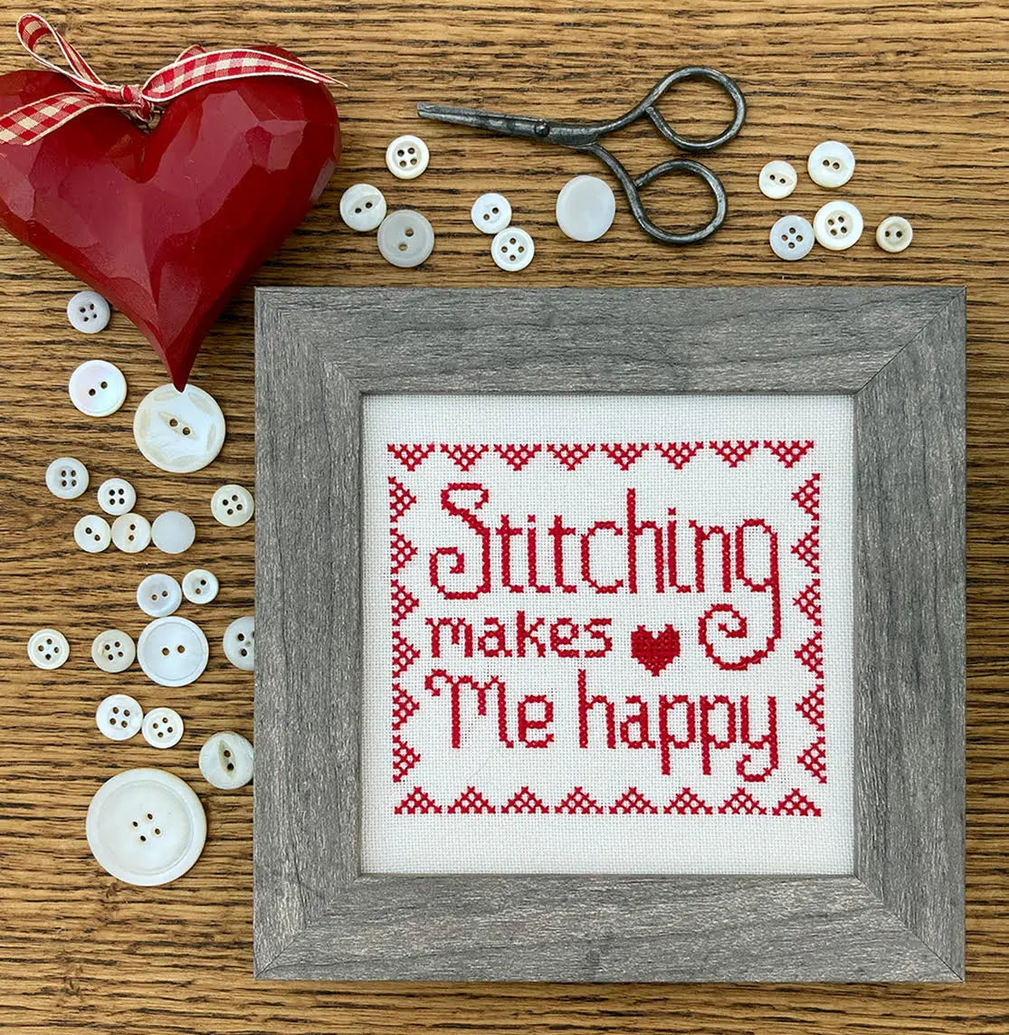 Stitching Makes Me Happy by Colorado Cross Stitcher Colorado Cross Stitcher