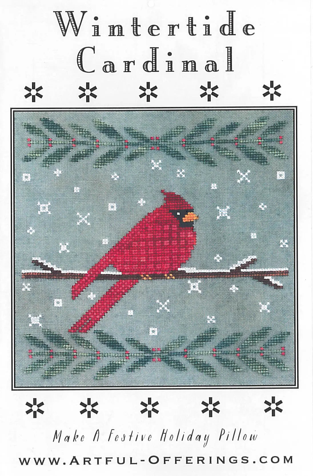 Wintertide Cardinal by Artful Offerings Artful Offerings