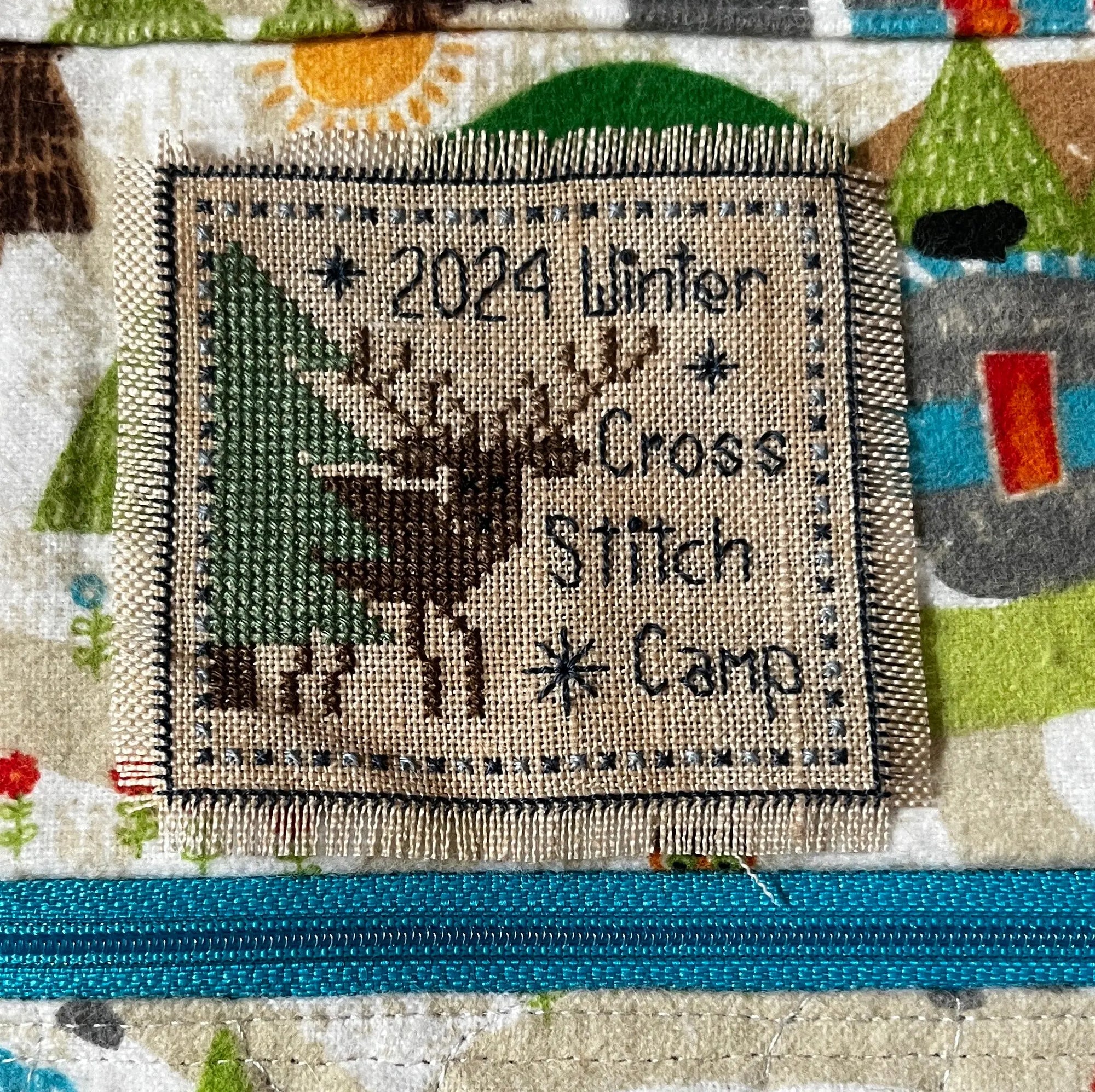 2024 Winter Cross Stitch Camp Pattern by Colorado Cross Stitcher Colorado Cross Stitcher