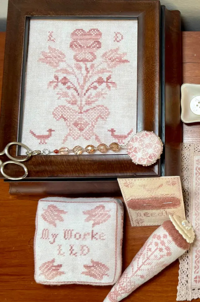 A French Rose Les Petits Accoutrements by Running With Needles & Scissors (pre-order) Running with Needles & Scissors