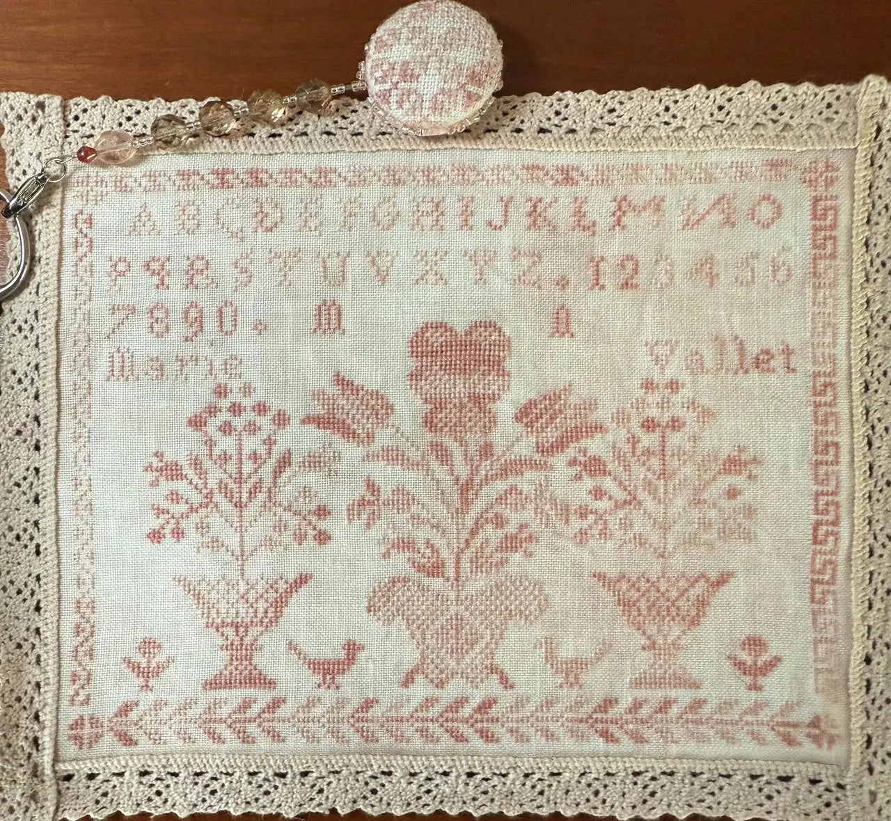 A French Rose Marie Vallet Sampler by Running with Needles & Scissors (pre-order) Running with Needles & Scissors