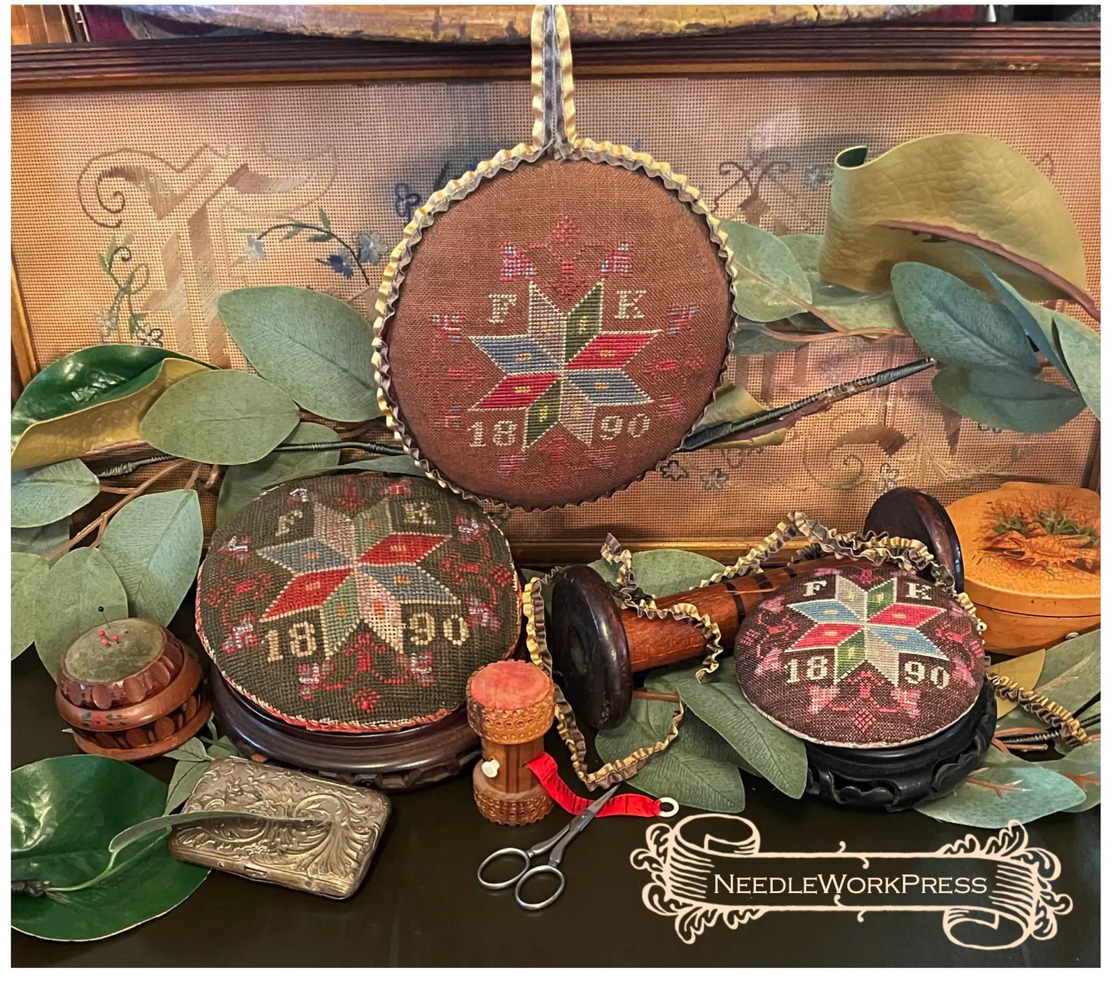 A Parlour Pincushion by Needlework Press (pre-order) NeedleWork Press