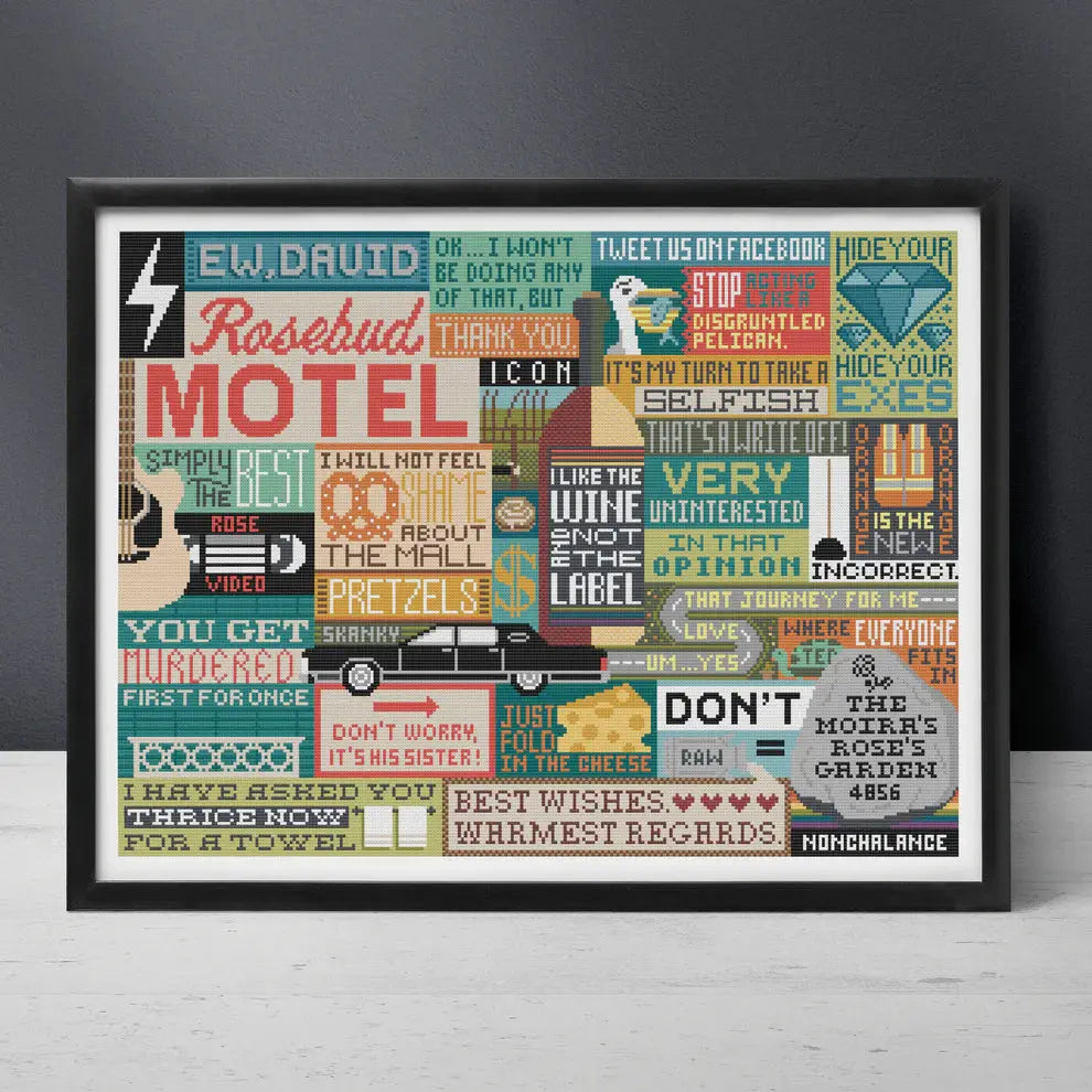 A Schitty Sampler by Boomerang Stitches (Pre-order) Boomerang Stitches