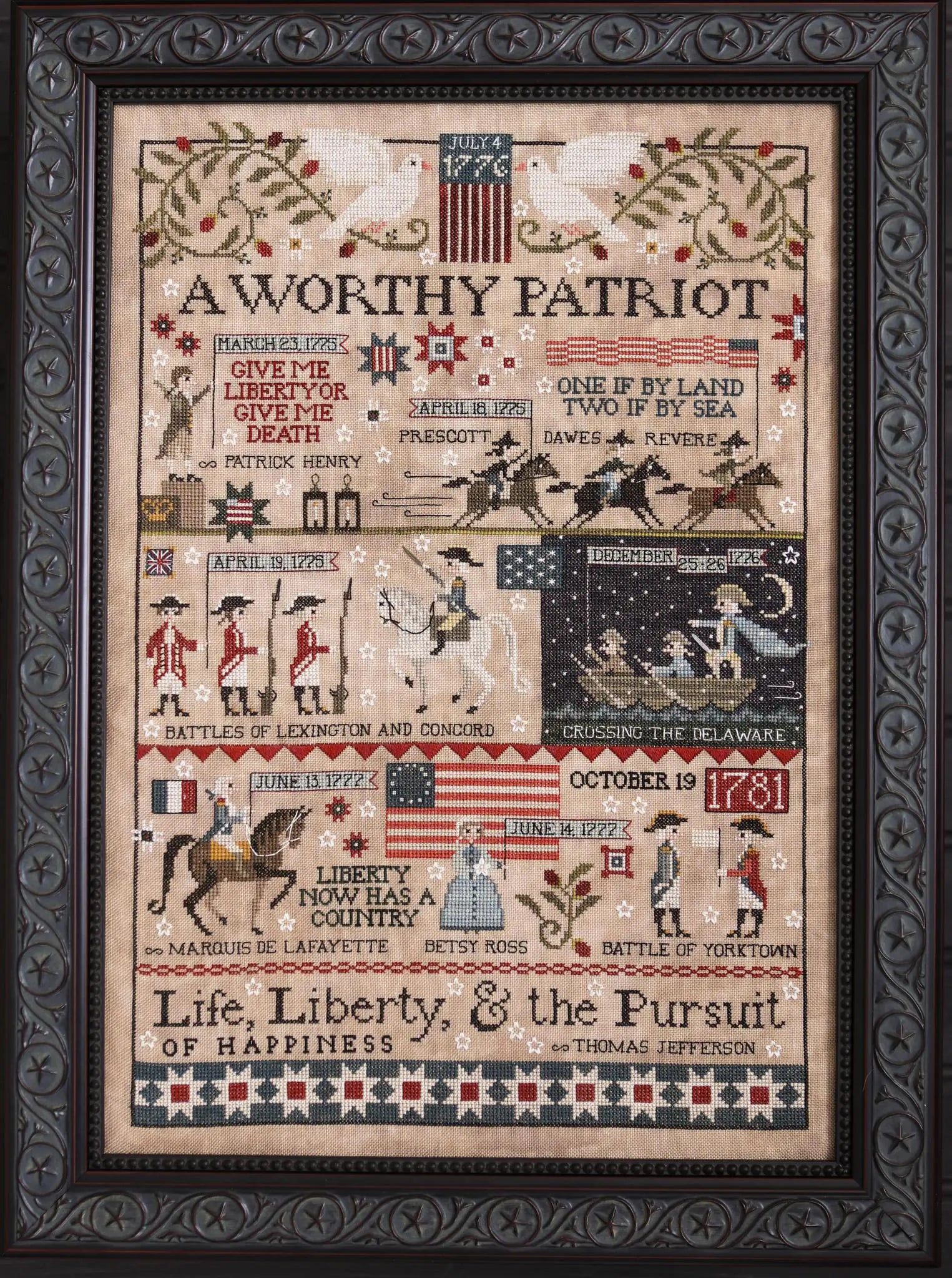 A Worthy Patriot by Plum Street Samplers (Pre-order) Plum Street Samplers