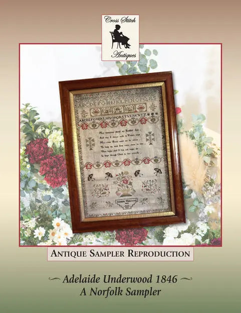 Adelaide Underwood 1846 by Cross Stitch Antiques (Pre-order) Cross Stitch Antiques