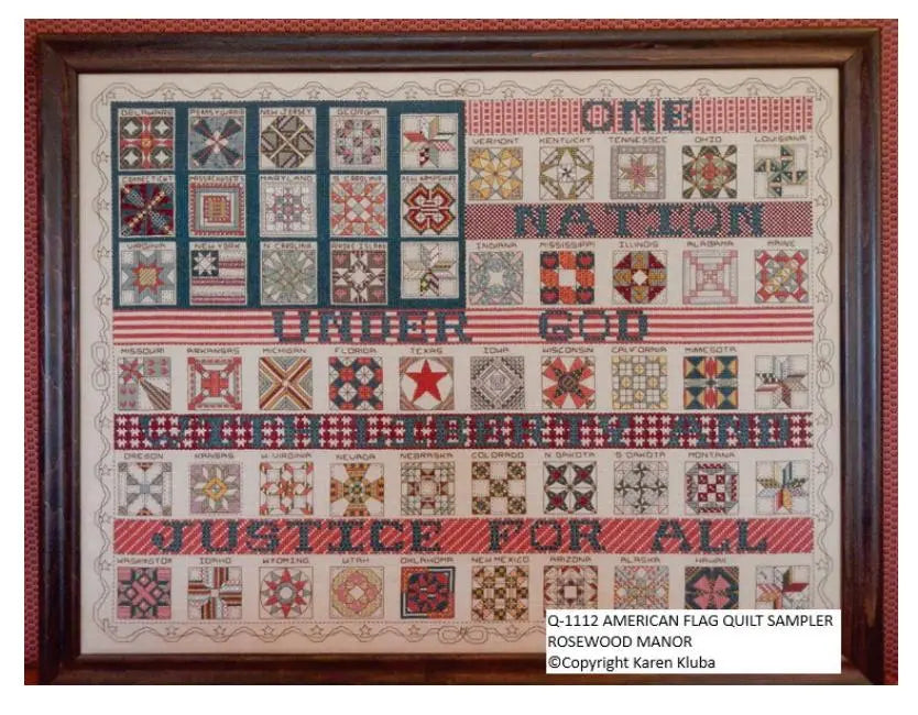 American Flag Quilt Sampler 2 by Rosewood Manor (pre-order) Rosewood Manor