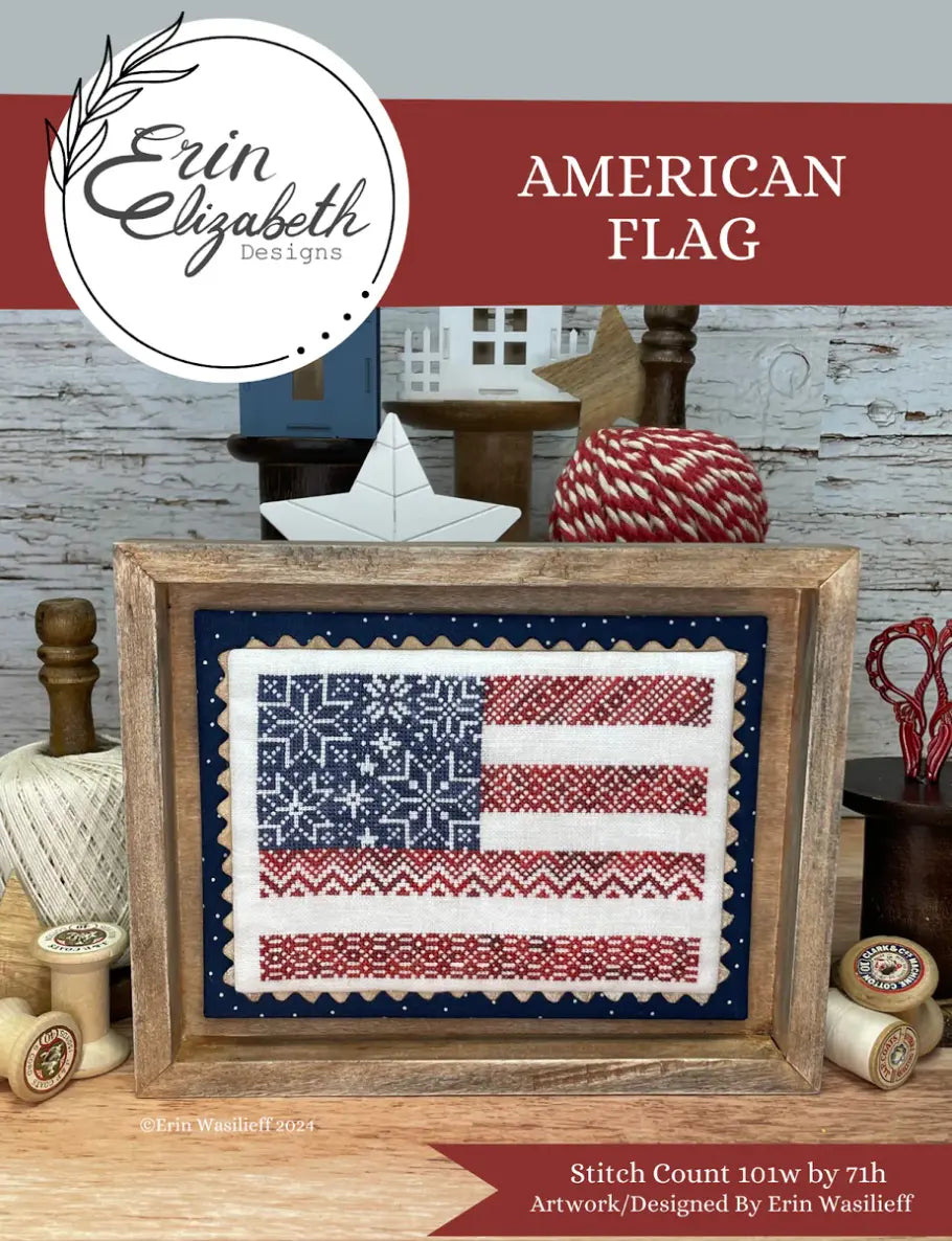 American Flag by Erin Elizabeth Designs Erin Elizabeth Designs