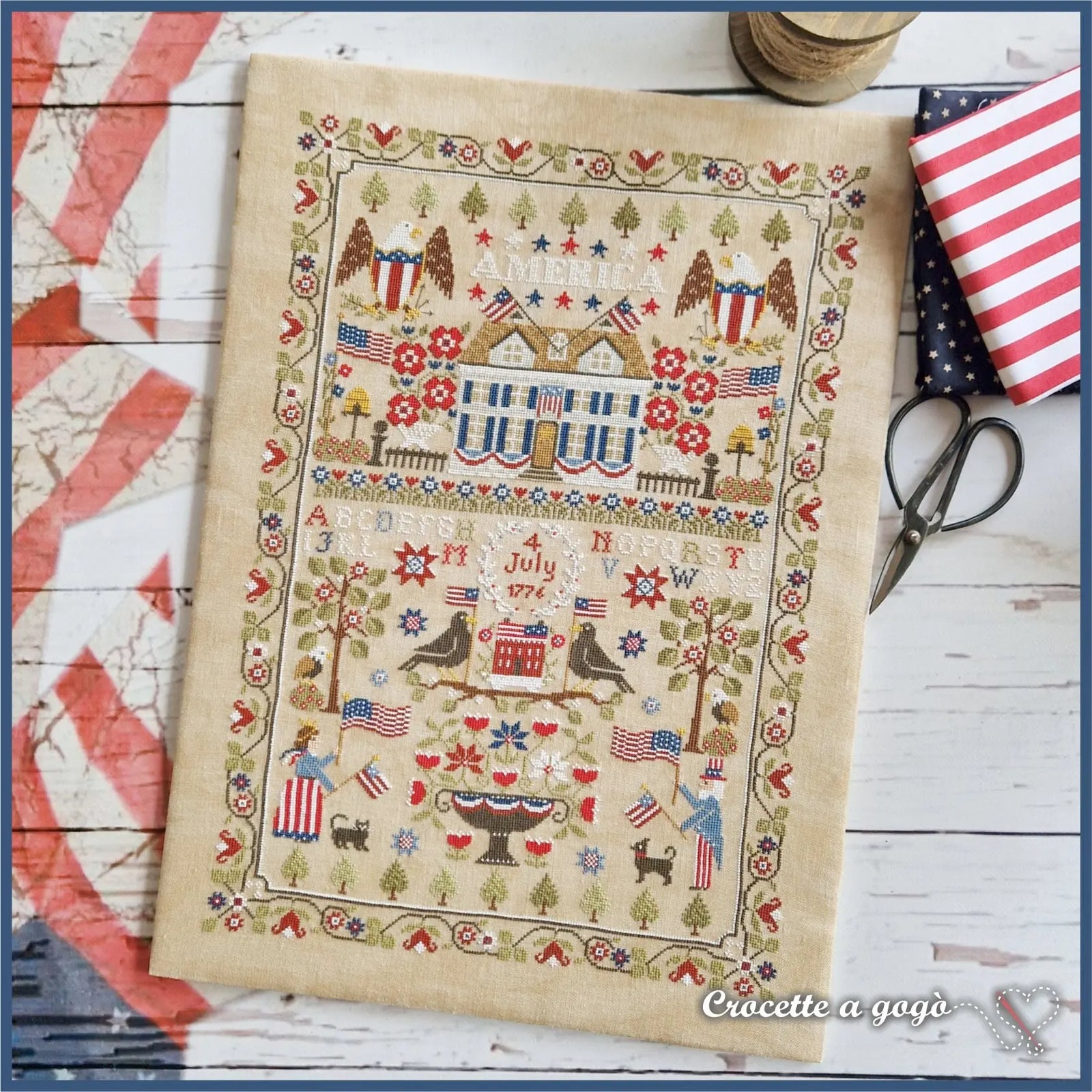 American Sampler by Crocette a Gogo Crocette a gogo