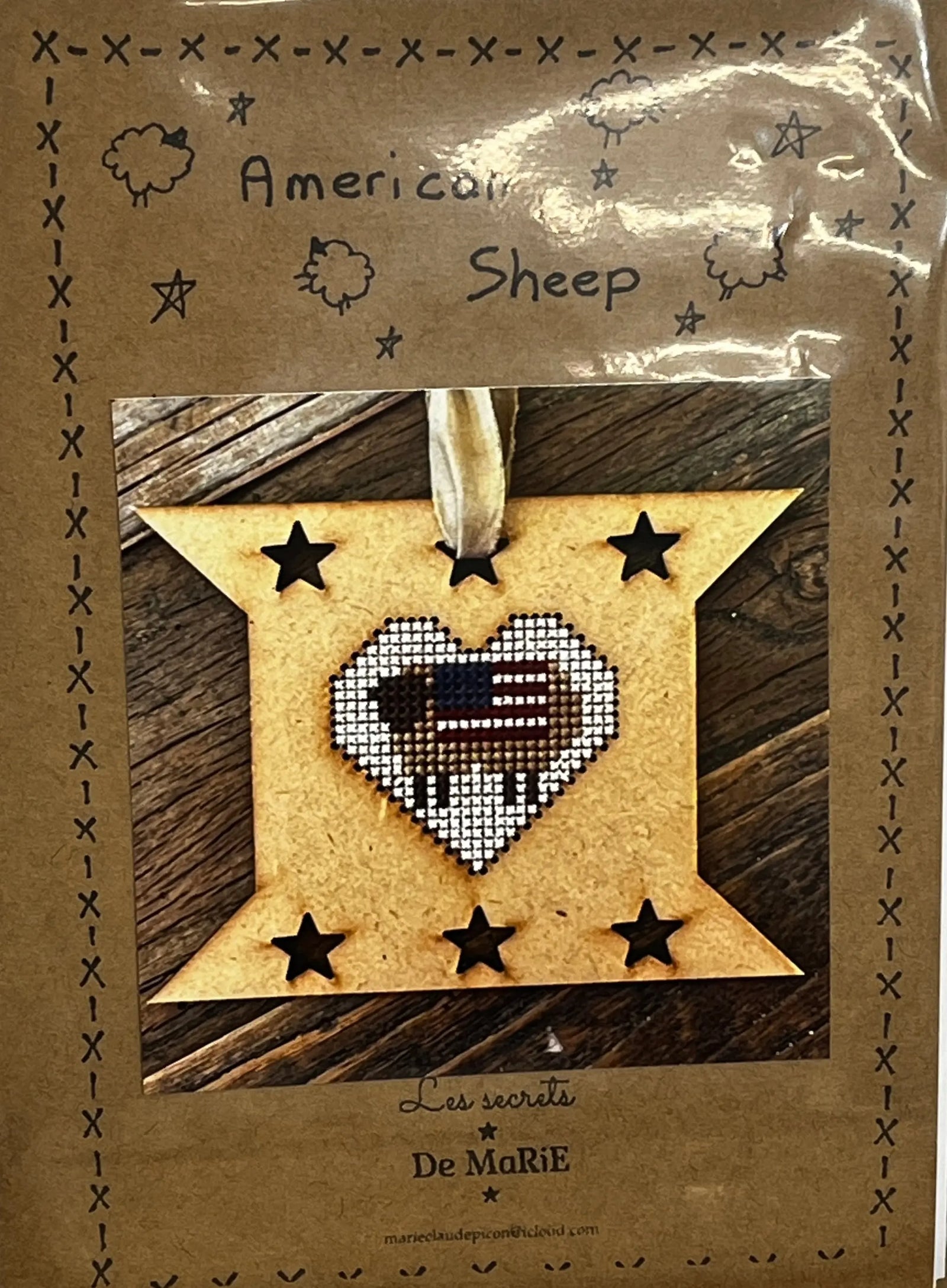 American Sheep Ornament by Les Secrets des Marie Les Secrets de Marie