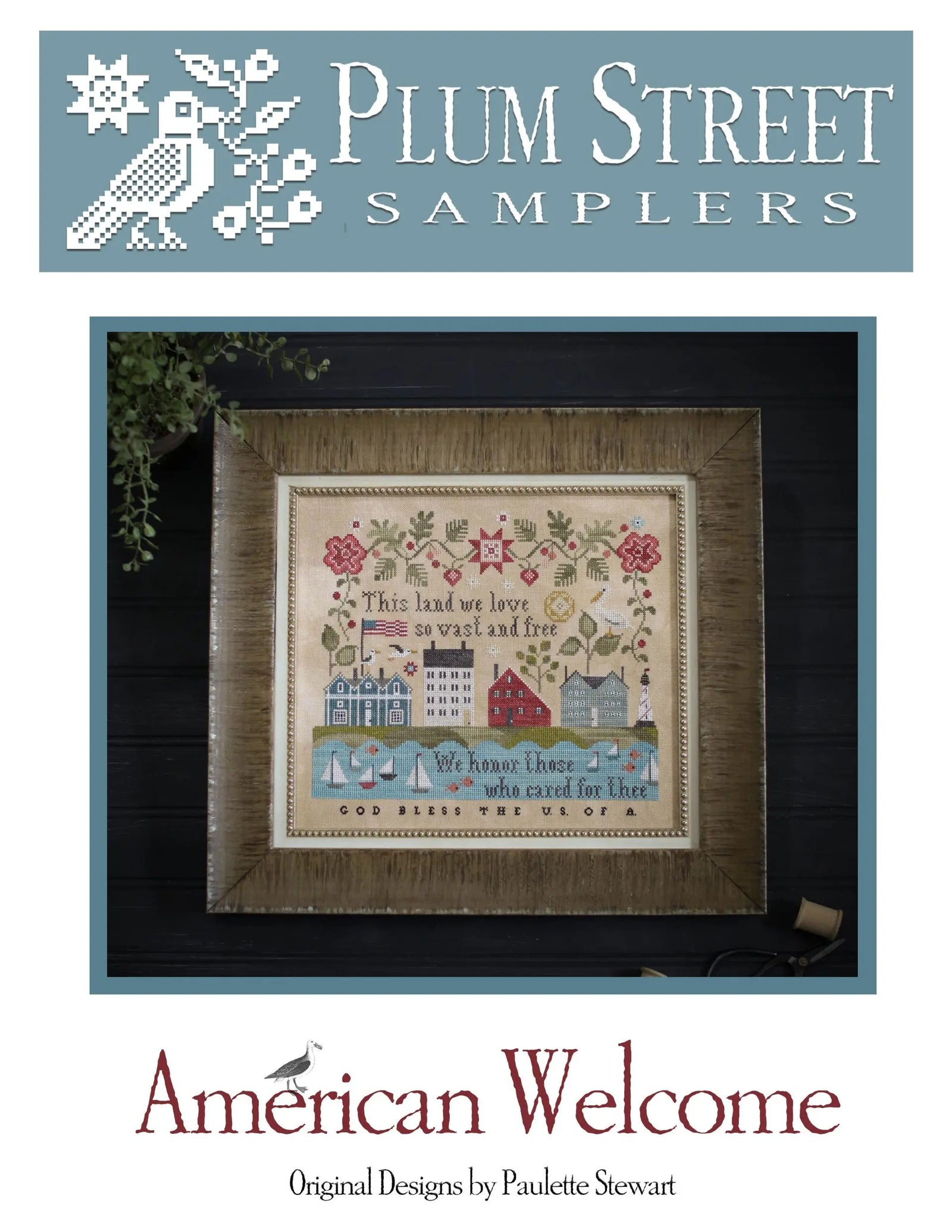 American Welcome by Plum Street Samplers (Pre-order) Plum Street Samplers