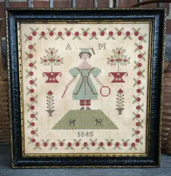 Anna Morgan 1845 by Scattered Seed Samplers Scattered Seed Samplers