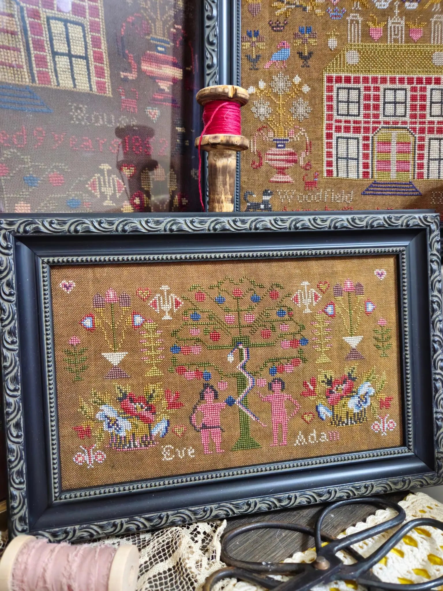 Anne Hughes 1852 by Quaint Rose Needlearts (pre-order) Quaint Rose Needlearts