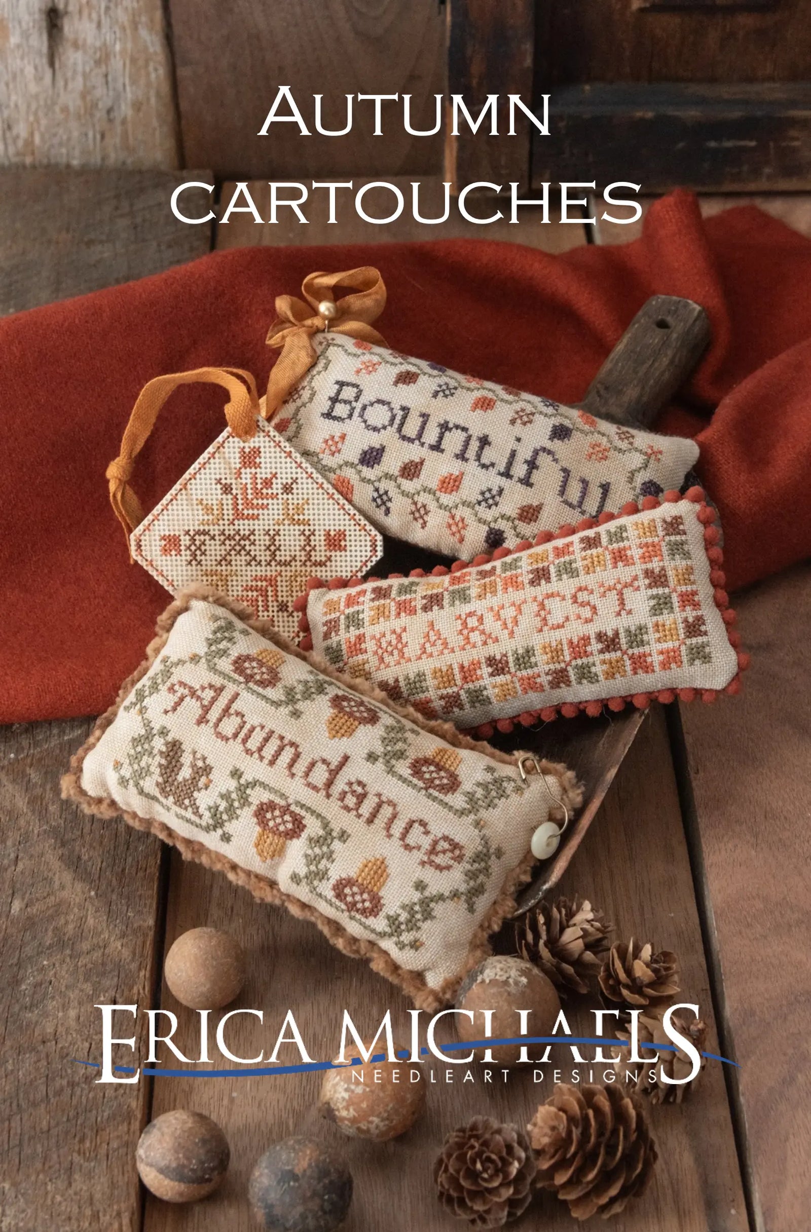 Autumn Cartouches by Erica Michaels (Pre-order) Colorado Cross Stitcher