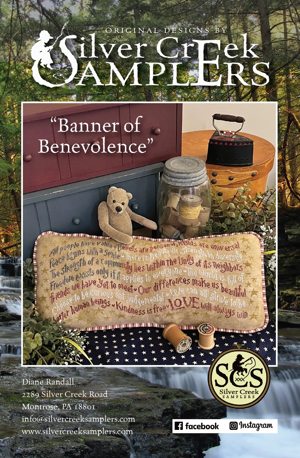 Banner of Benevolence by Silver Creek Samplers (Pre-order) Silver Creek Samplers