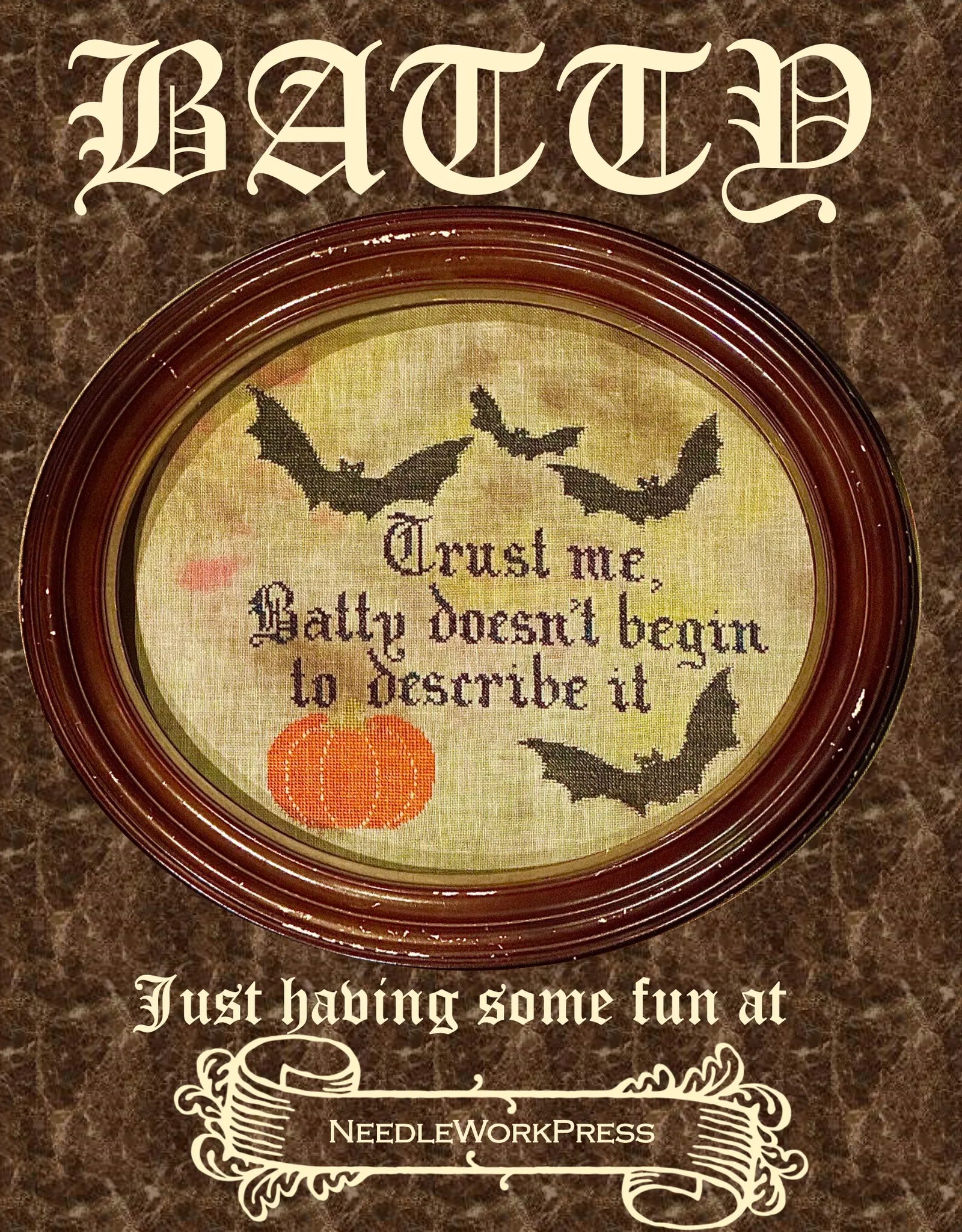 Batty by Needlework Press (pre-order) NeedleWork Press