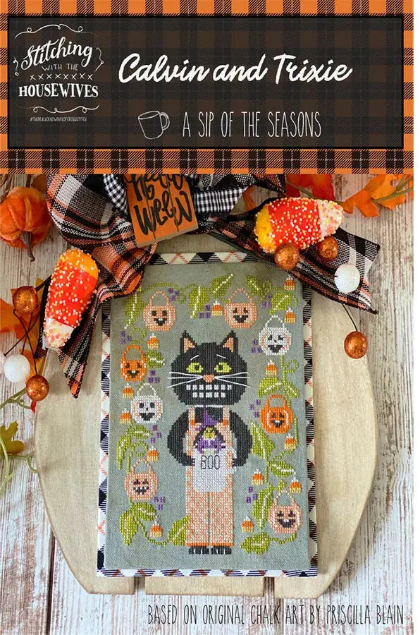 Calvin and Trixie by Stitching With the Housewives Stitching with the Housewives