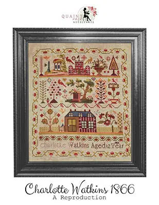 Charlotte Watkins 1866 by Quaint Rose Needlearts Quaint Rose Needlearts