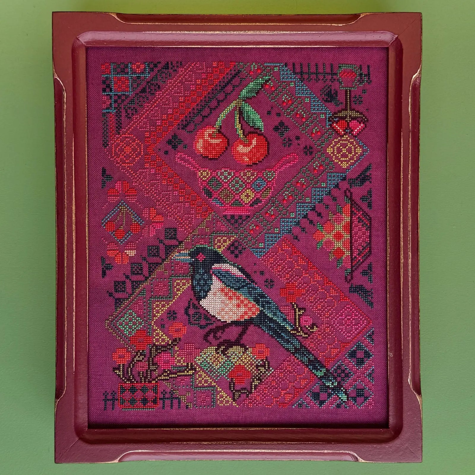 Cherry Magpie by JEDxStitch (Pre-order) JEDxStitch