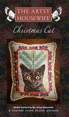 Christmas Cat by The Artsy Housewife The Artsy Housewife