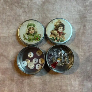 Christmas Tin Box by Reflets de Soie and Maison Choisel Reflets de Soie