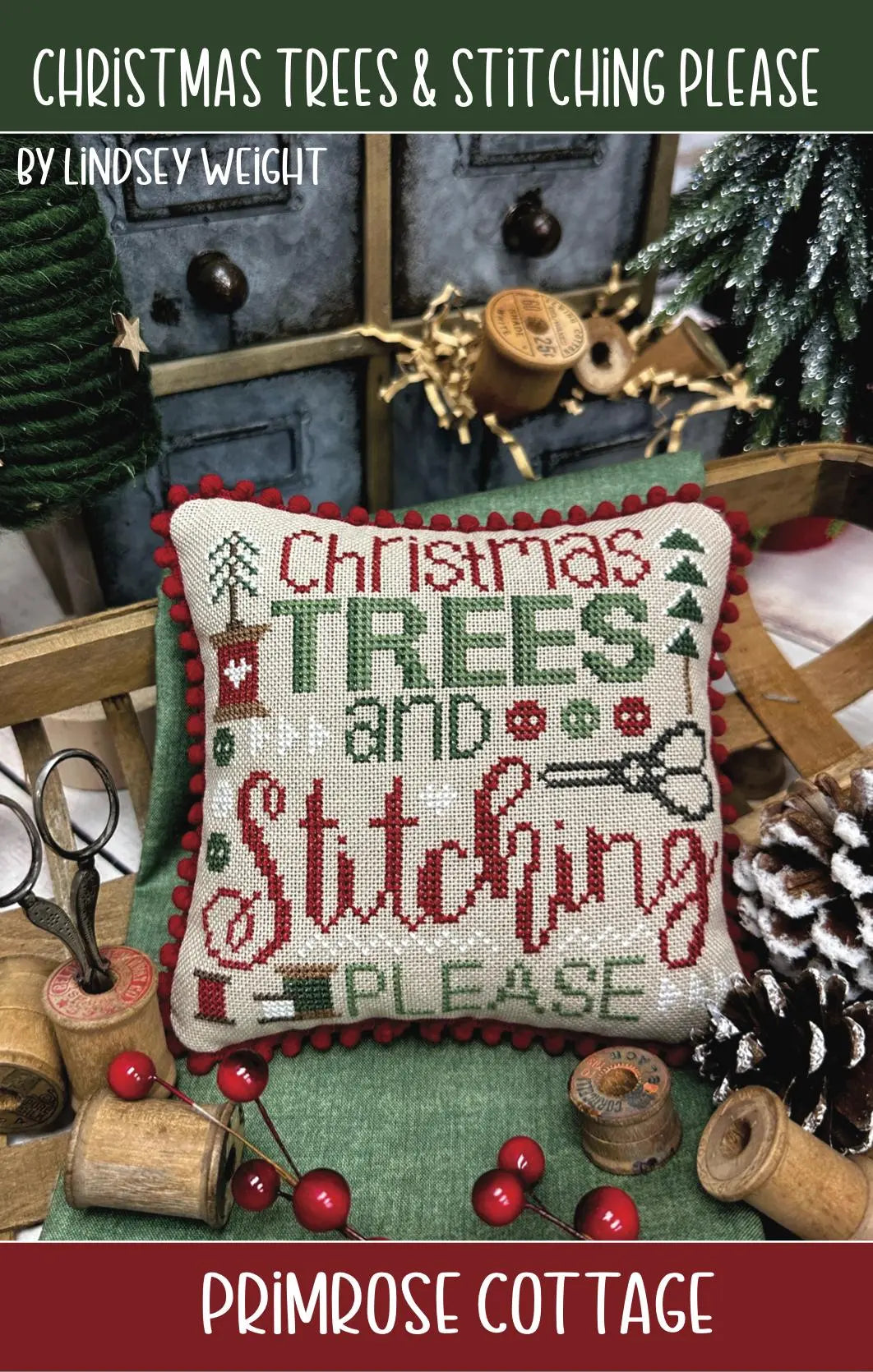 Christmas Trees & Stitching Please by Primrose Cottage Primrose Cottage