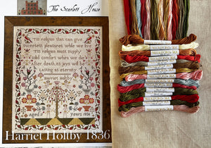 Colorado Cross Stitcher Exclusive! Harriet Holtby 1836 by The Scarlett House The Scarlett House