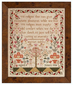 Colorado Cross Stitcher Exclusive! Harriet Holtby 1836 by The Scarlett House The Scarlett House
