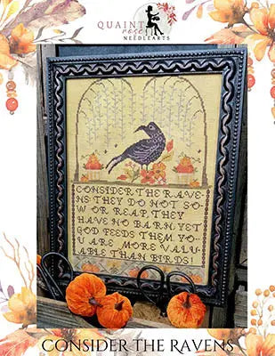 Consider the Ravens by Quaint Rose Needlearts Quaint Rose Needlearts