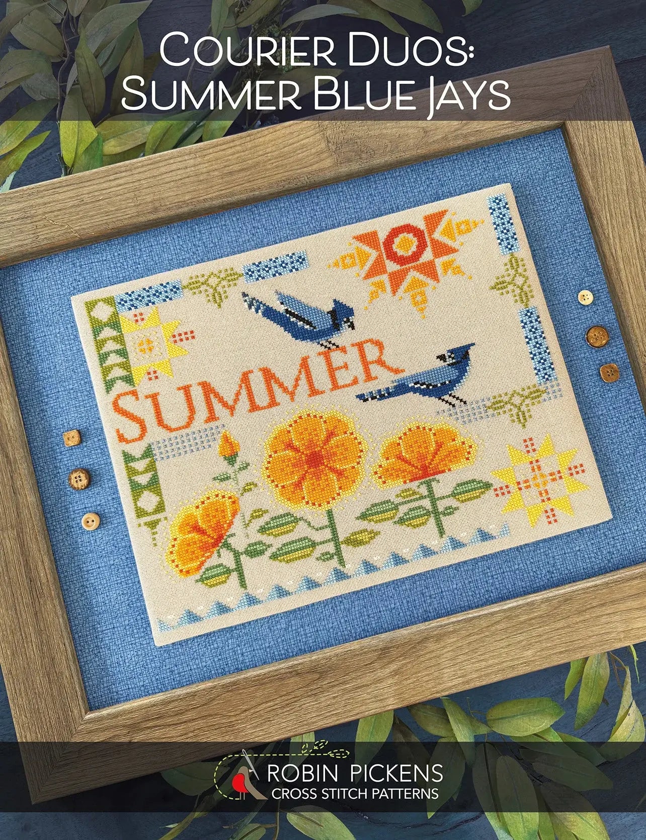Courier Duos: Summer Blue Jays by Robin Pickens (pre-order) Robin Pickens