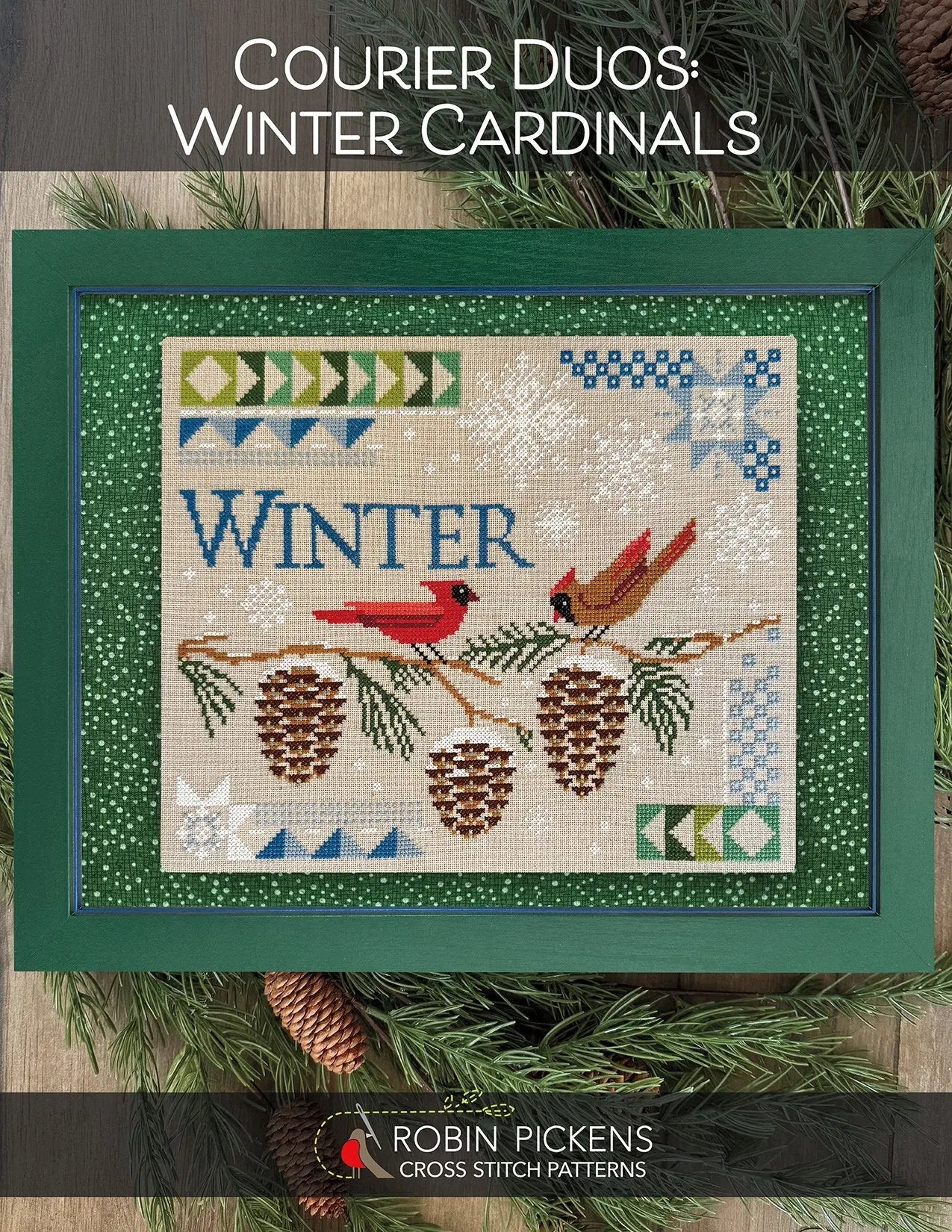 Courier Duos: Winter Cardinals by Robin Pickens (Pre-order) Robin Pickens