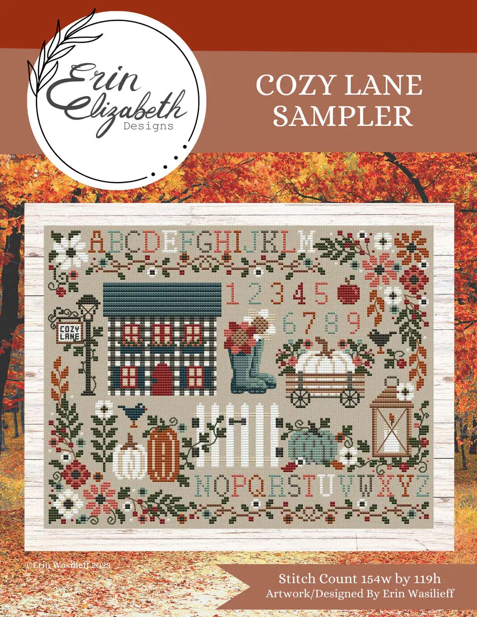 Cozy Lane Sampler by Erin Elizabeth Erin Elizabeth Designs