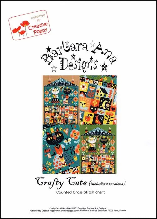 Crafty Cats by Barbara Ana Designs Barbara Ana Designs