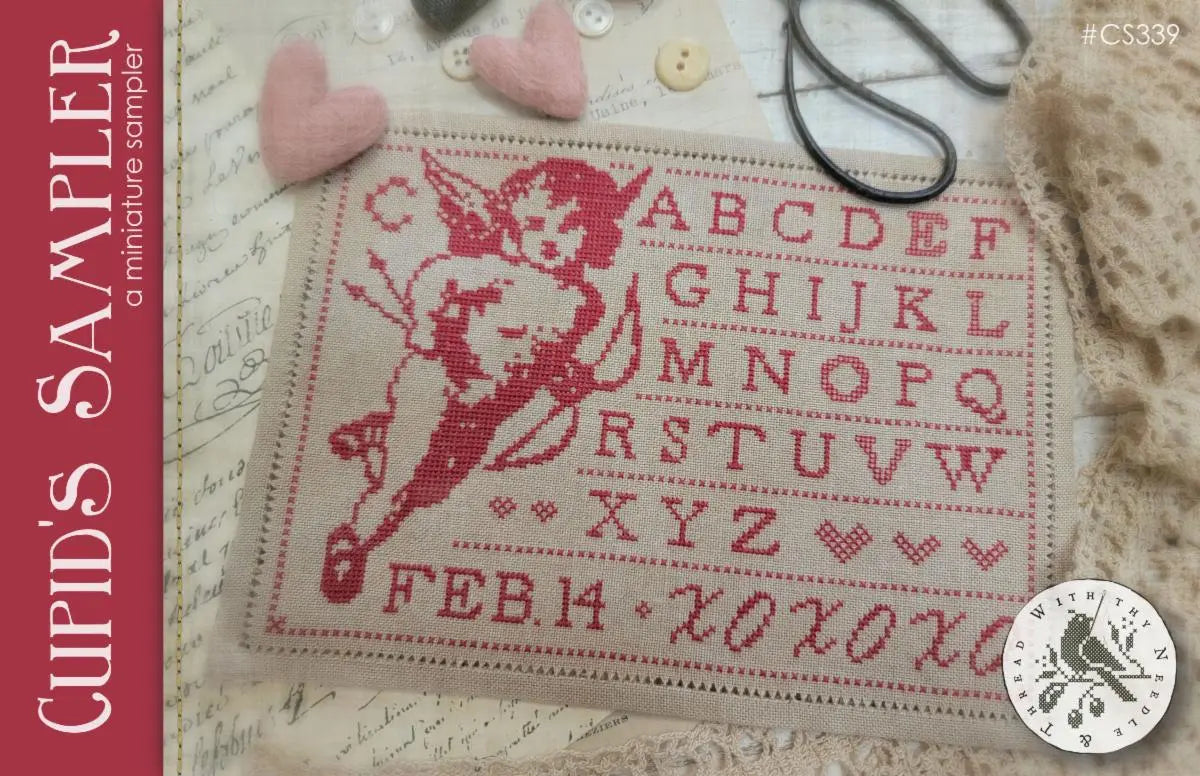 Cupid's Sampler by With Thy Needle & Thread With Thy Needle & Thread