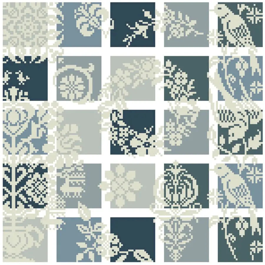 Die Farben der Luft (The Colors of Air) by Historische Stickmuster Historische Stickmuster