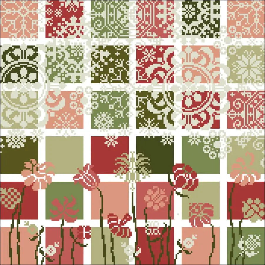 Die Farben des Fruhlings (The Colors of Spring) by Historische Stickmuster Historische Stickmuster