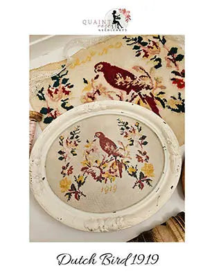 Dutch Bird 1919 by Quaint Rose Needlearts Quaint Rose Needlearts