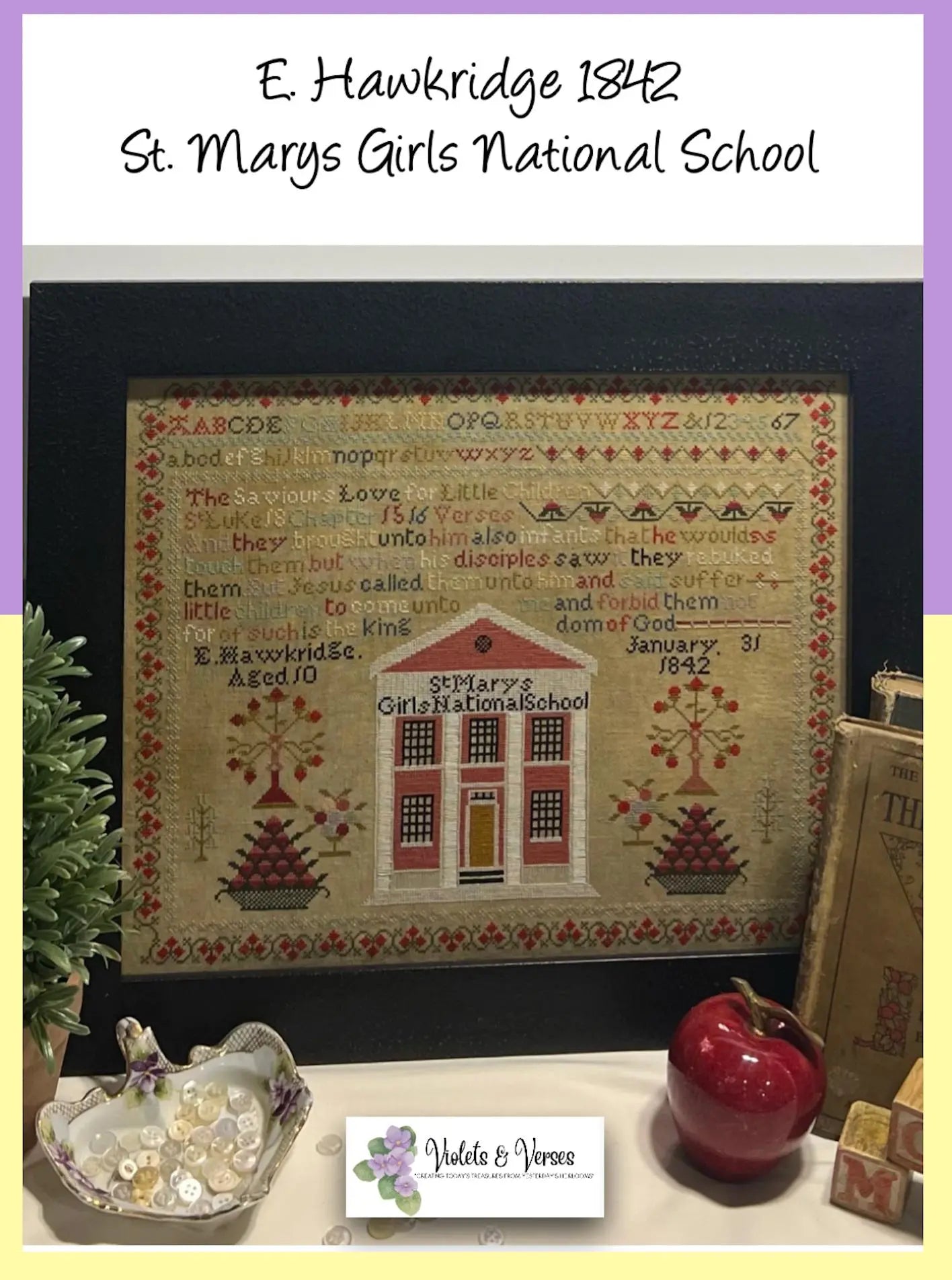 E. Hawkridge 1842 by Violets & Verses Violets & Verses