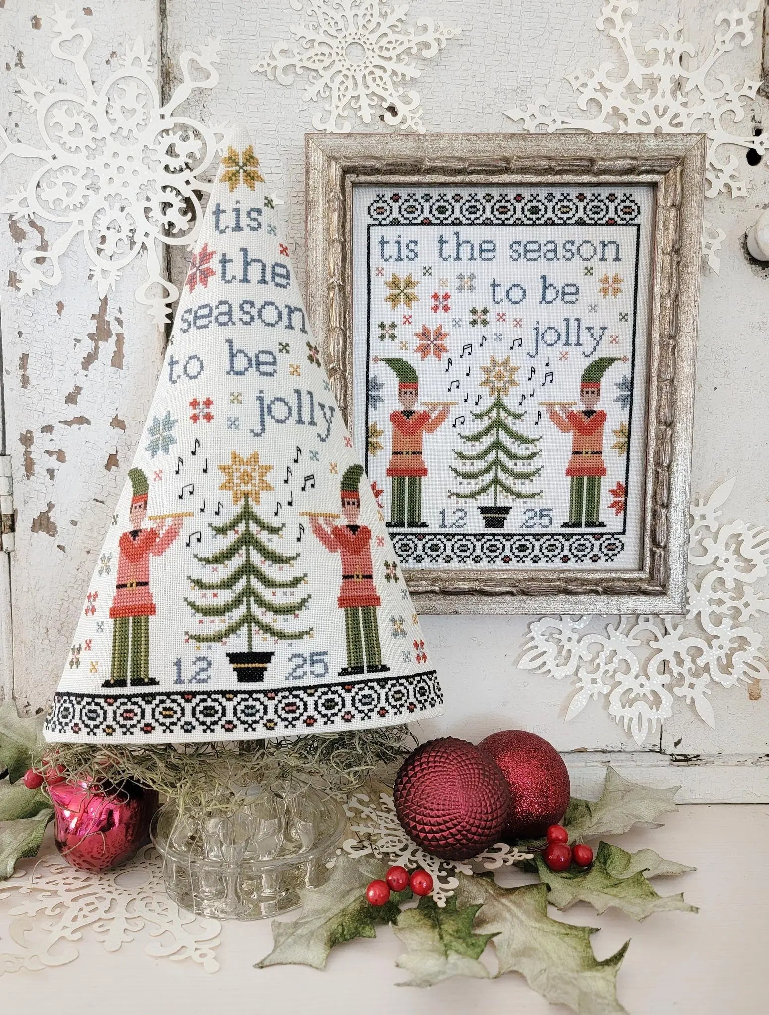 Eleventh Day of Christmas Sampler and Tree by Hello from Liz Mathews (pre-order) Hello from Liz Mathews