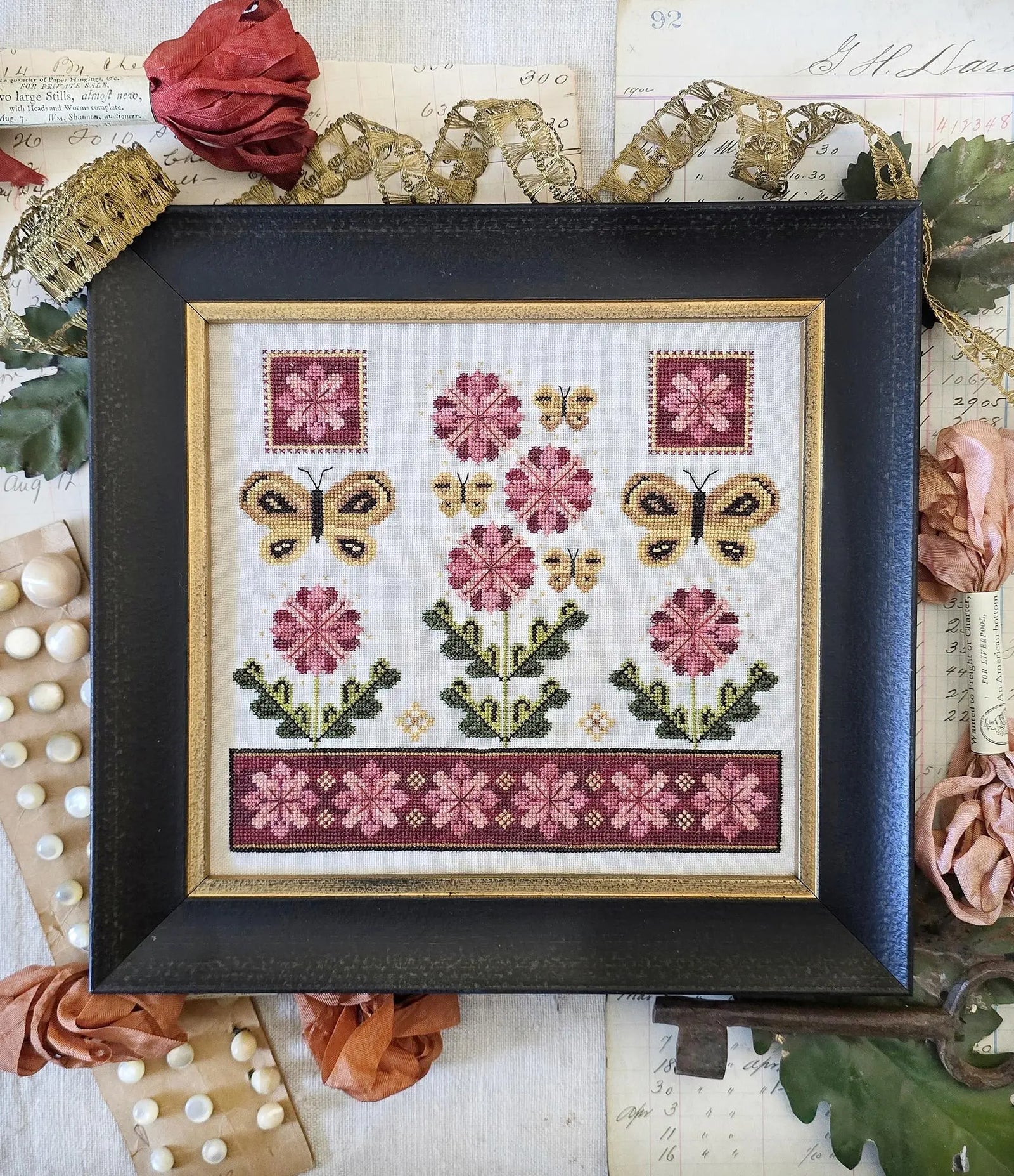 Fanciful Flowers by Hello from Liz Mathews (pre-order) Colorado Cross Stitcher