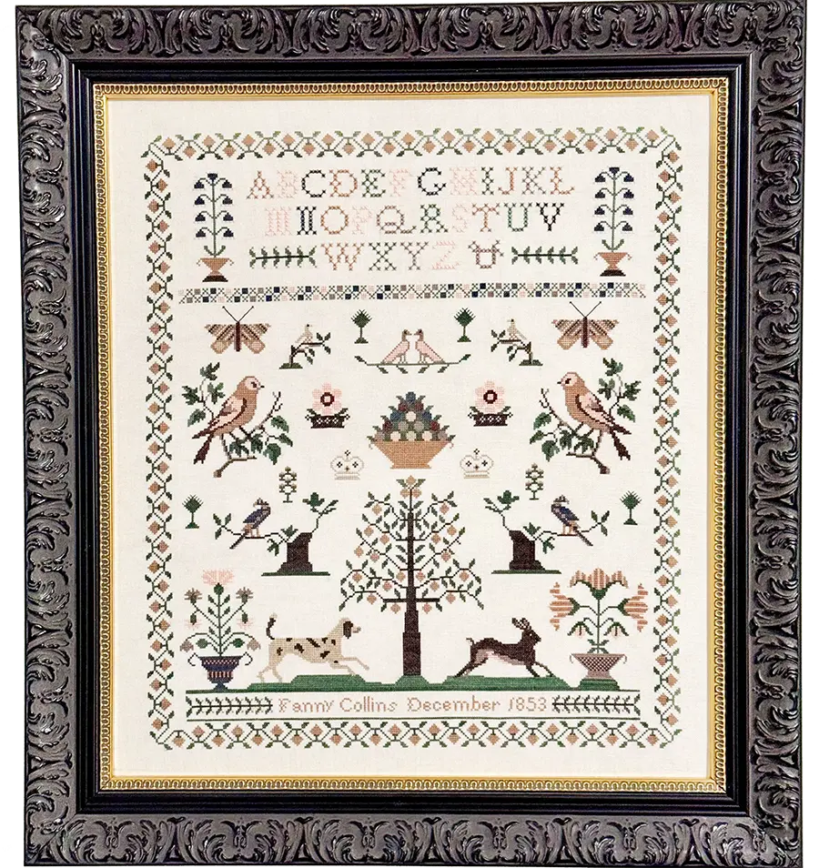 Fanny Collins 1853 Sampler and Pinwheel by Fox and Rabbit (pre-order) Fox and Rabbit