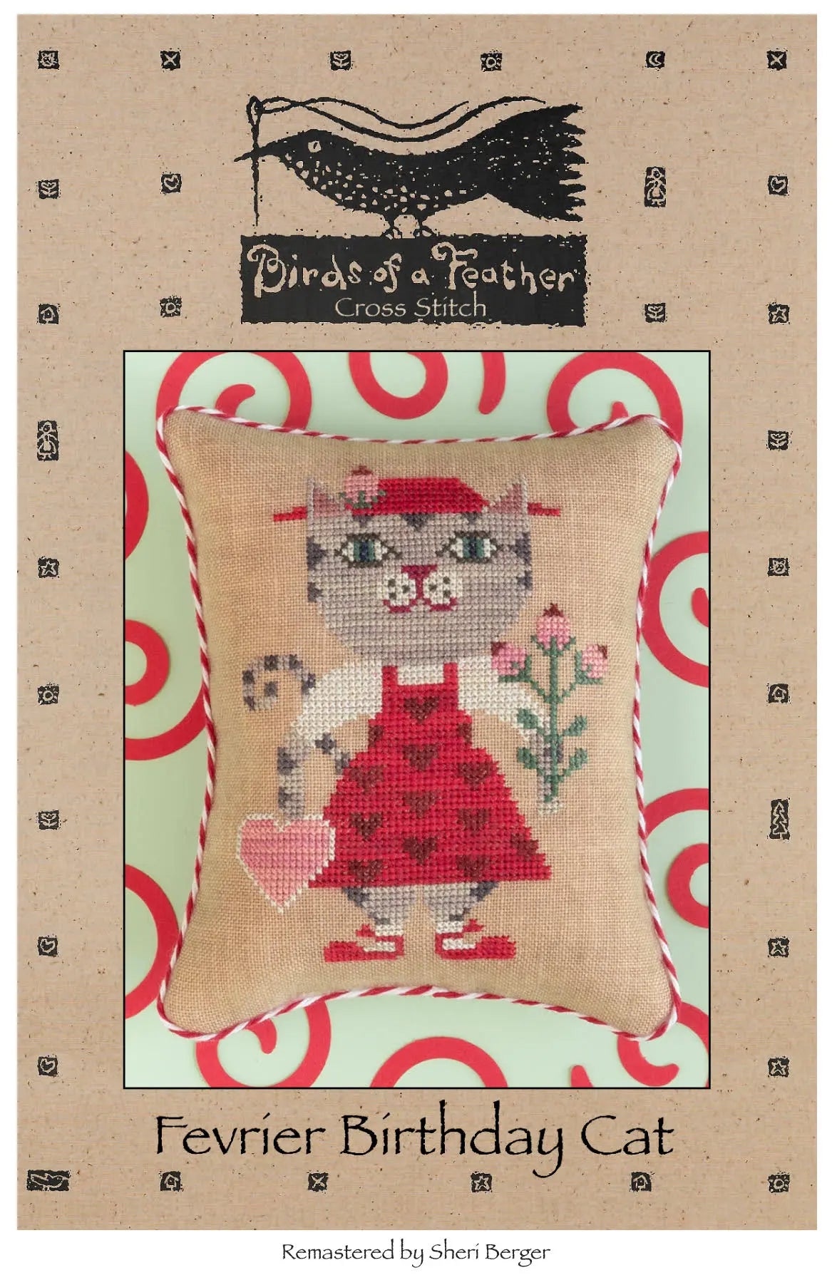 Fevrier Birthday Cat by Birds of a Feather Birds of a Feather