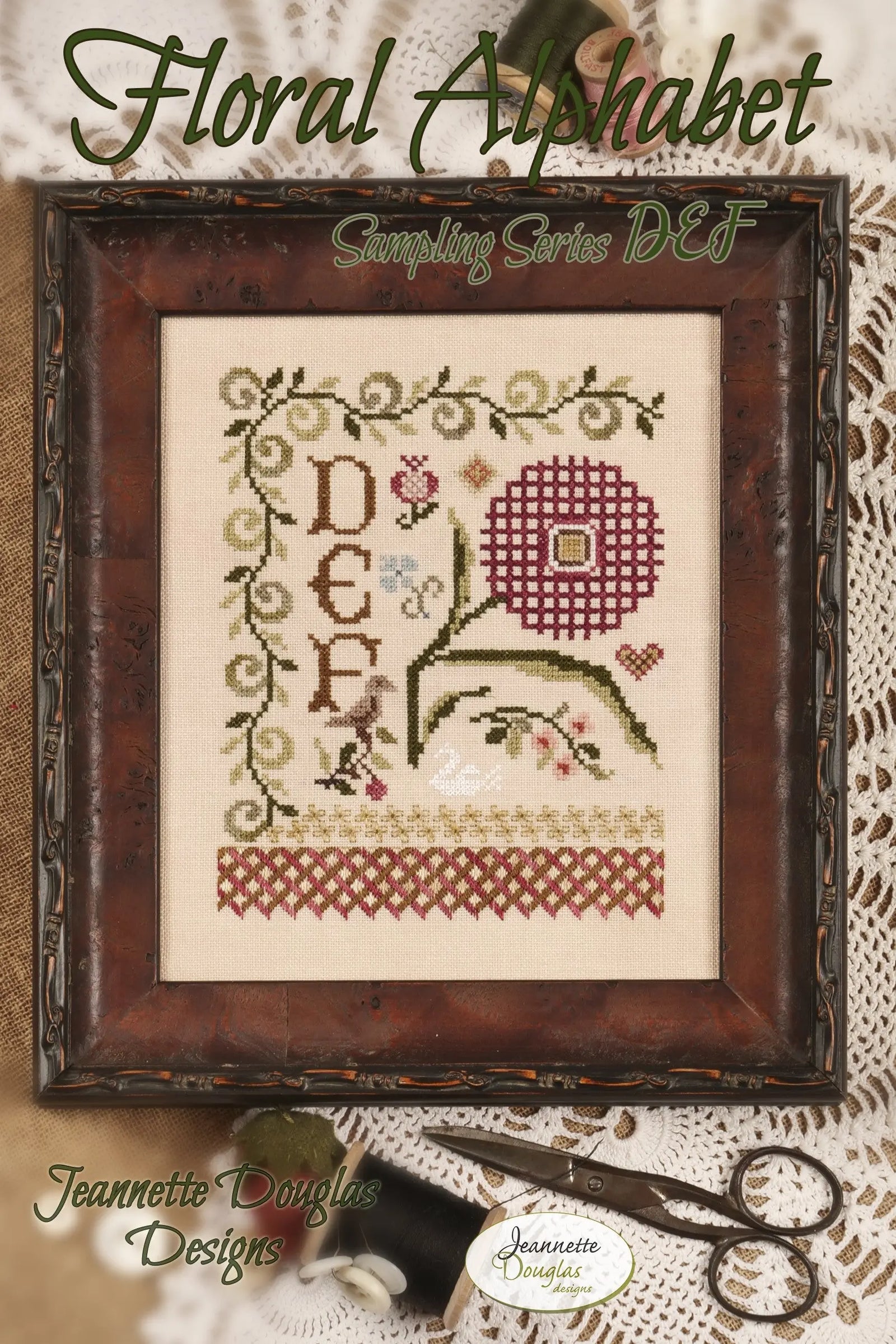 Floral Sampling Series DEF by Jeannette Douglas Designs (pre-order) Jeannette Douglas Designs