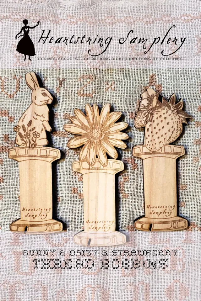 Floss Bobbins by Heartstring Samplery Heartstring Samplery