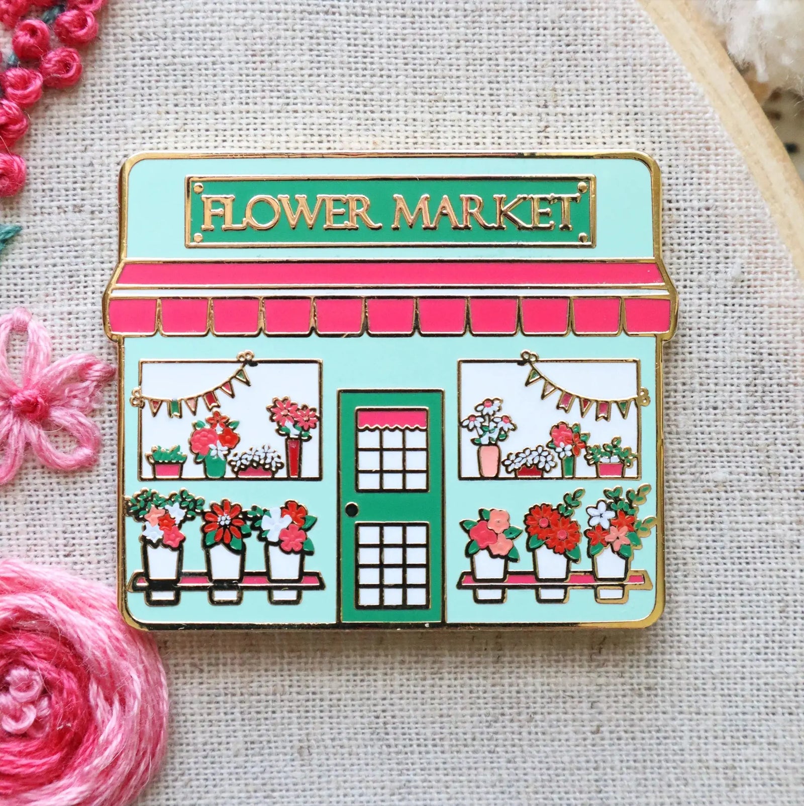 Flower Market Needle Minder by Flamingo Toes Flamingo Toes